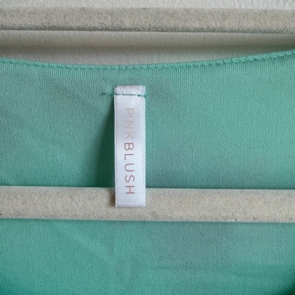 Pinkblush Green Floral Long Sleeve Mini Dress - Picture 5 of 6